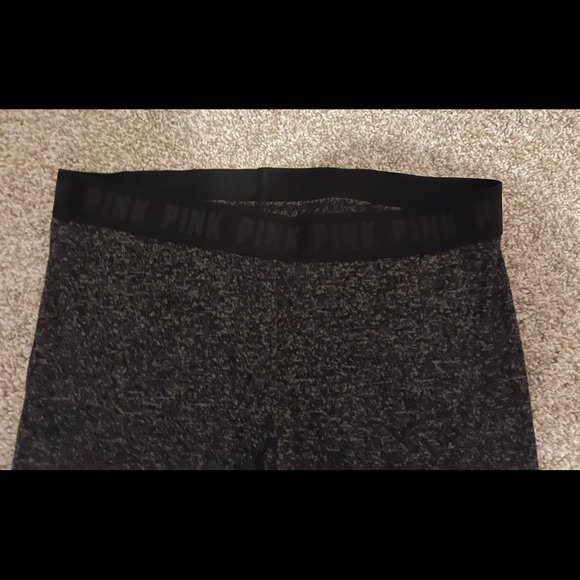 PINK V/S Heathered Black Sleepwear Bottoms Size Small - Picture 2 of 8